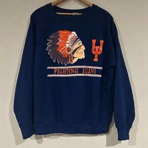 Vintage Illinois Fighting Illini Crewneck Sweatshirt